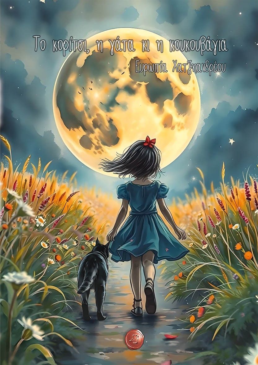 Το κορίτσι, η γάτα κι η κουκουβάγια, , Ευρωπία Χατζηανδρέου, Συμπαντικές Διαδρομές, 2025